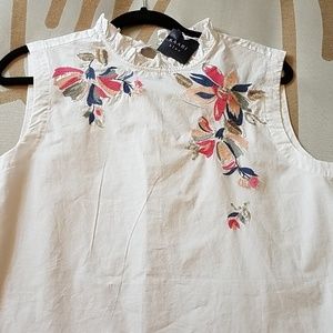 Kaari Blue embroidered top
